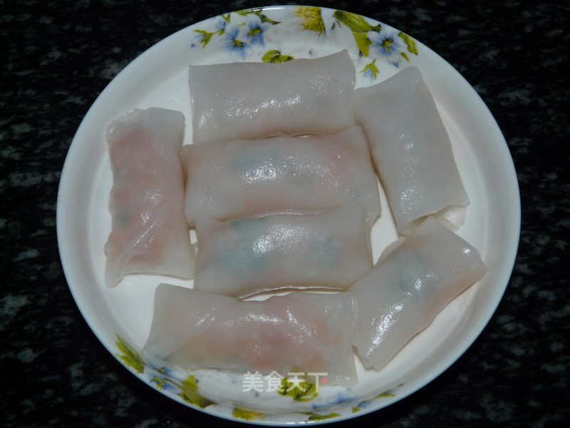肠粉虾卷的做法