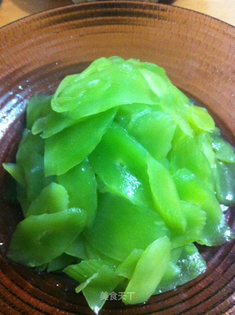 凉拌莴笋的做法