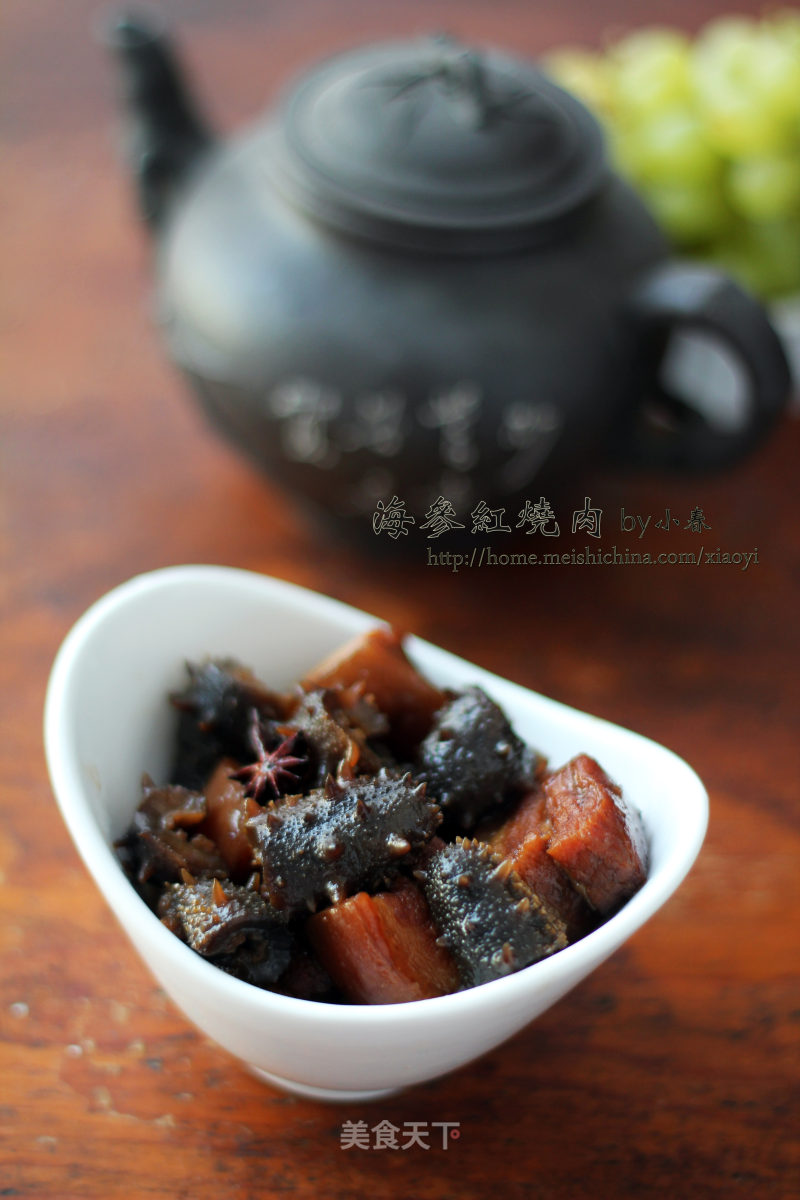 家宴必备豪华版红烧肉——海参红烧肉的做法