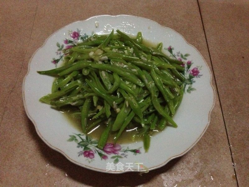 蒜茸四季豆的做法