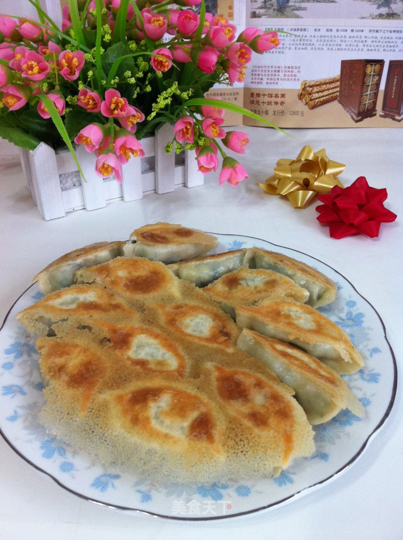 小白菜素馅煎饺的做法