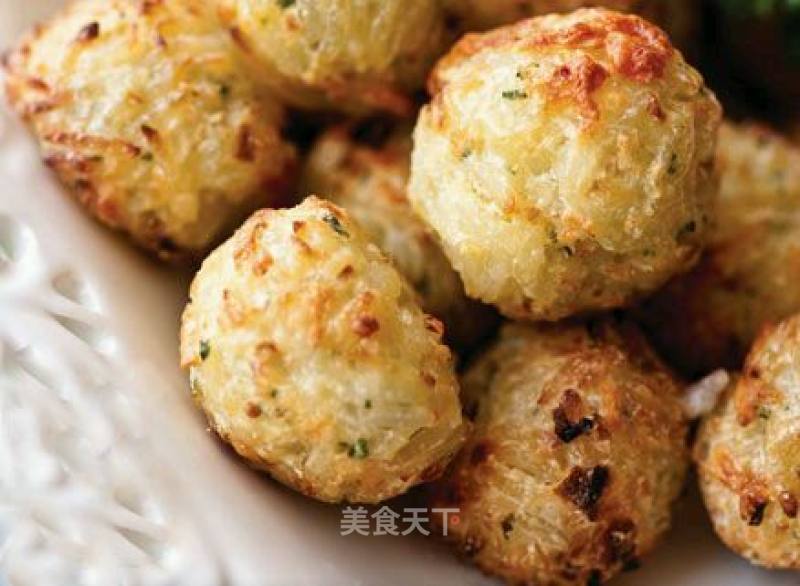 咸香奶酪大米丸的做法