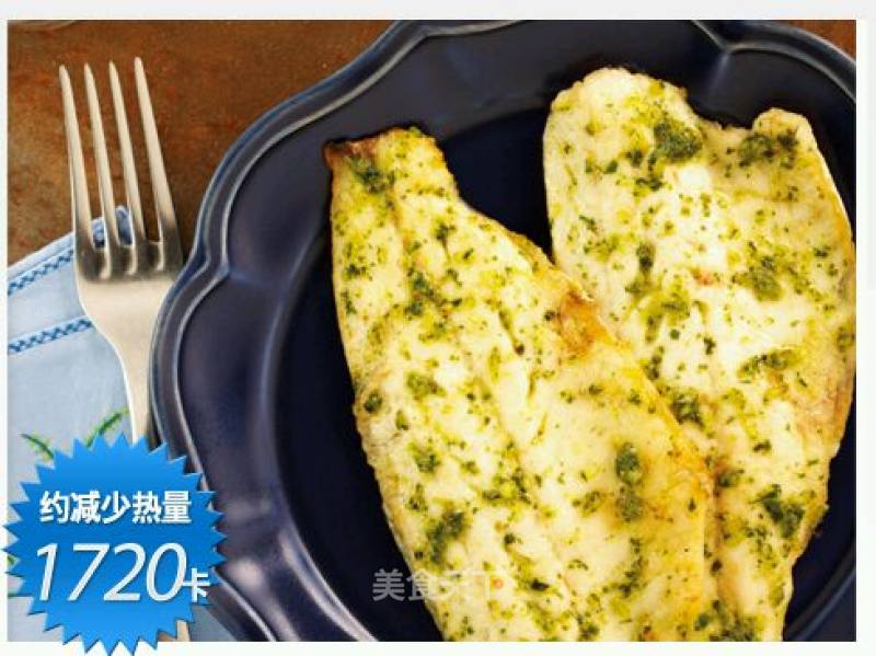 香蒜酱鲈鱼片的做法