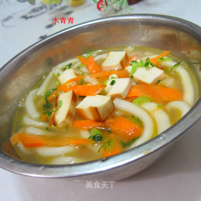 豆腐胡萝卜煮粉的做法