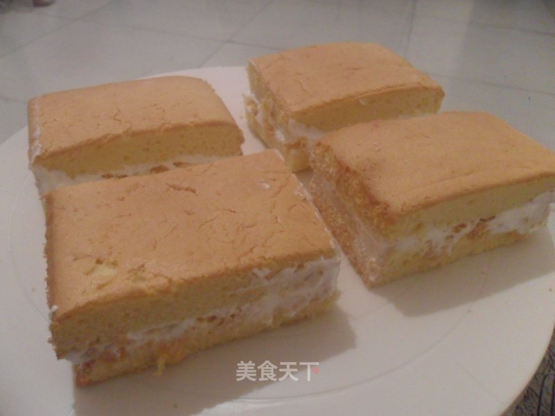 奶油肉松蛋糕的做法