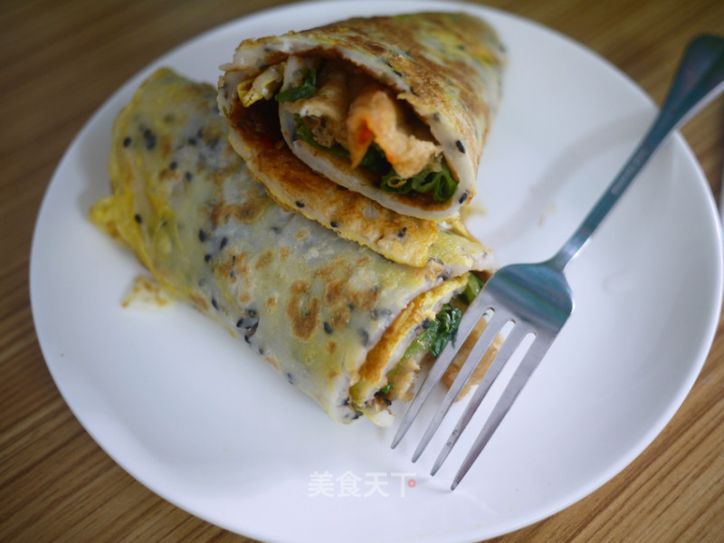 简易版煎饼果子的做法