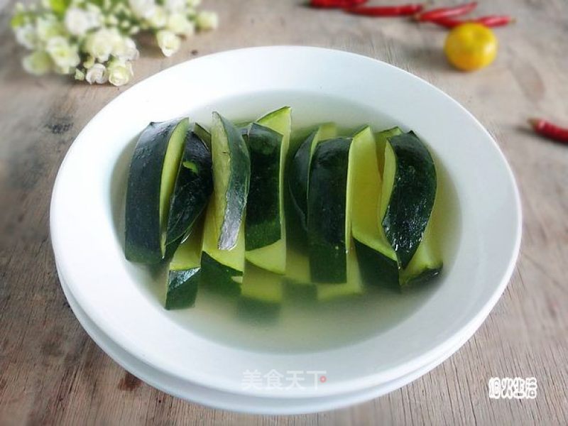 鸡汤蒸嫩南瓜的做法