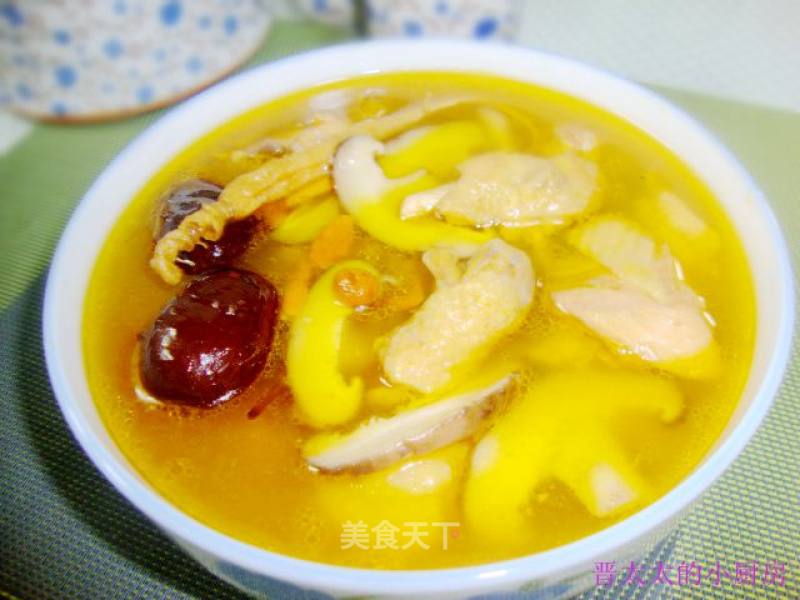 山参红枣鸡汤的做法