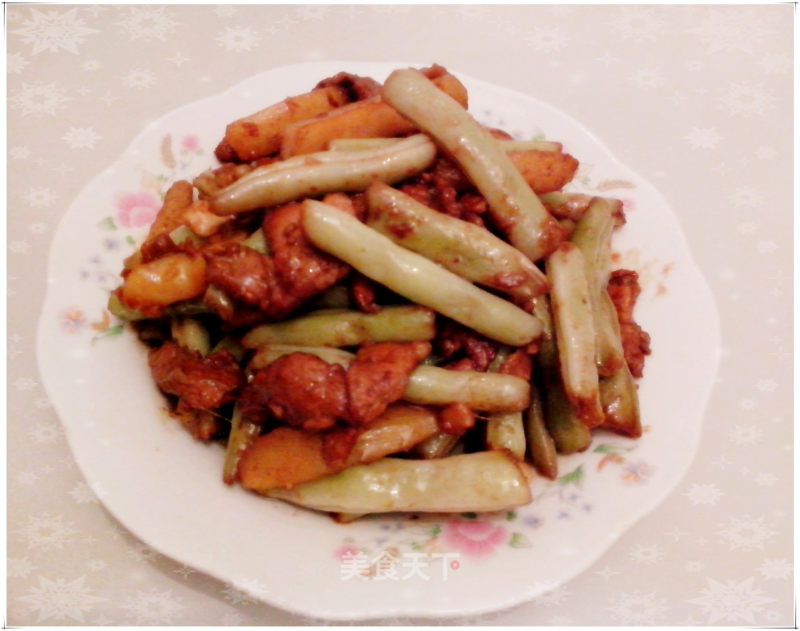 酱烧白不老豆角的做法