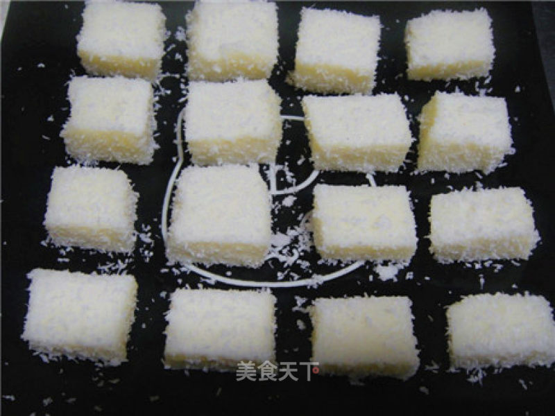 椰丝小方糕的做法