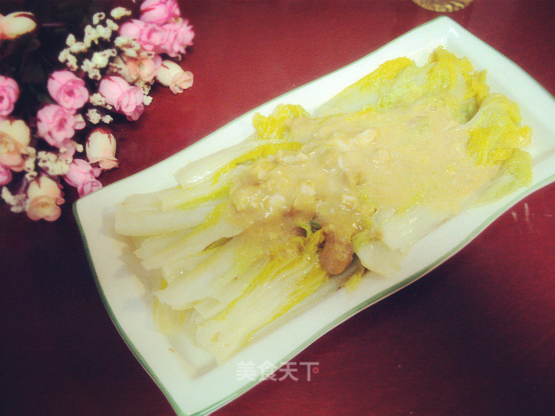 咸蛋黄娃娃菜的做法