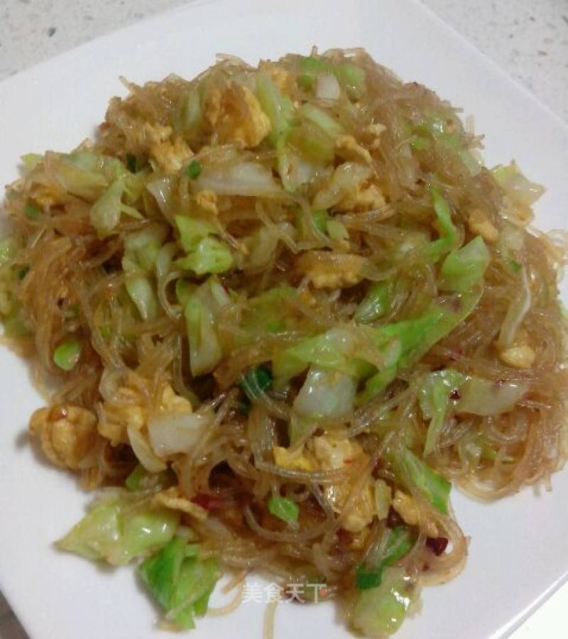 粉丝包菜的做法