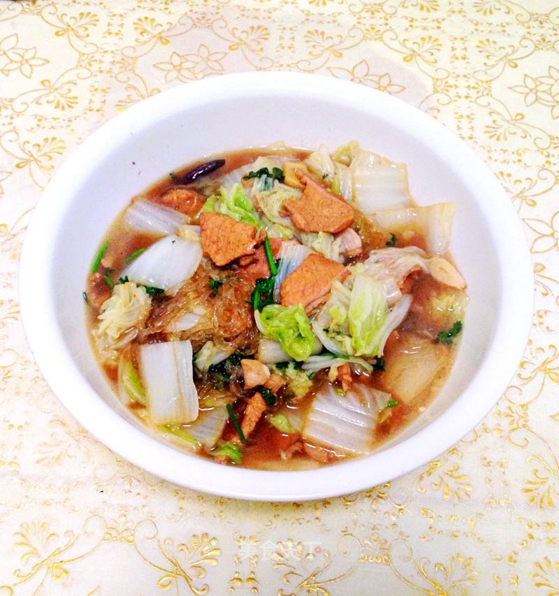 【白菜猪肉炖粉条】--大盆才够味，附八宝米饭和快速咸菜做法的做法