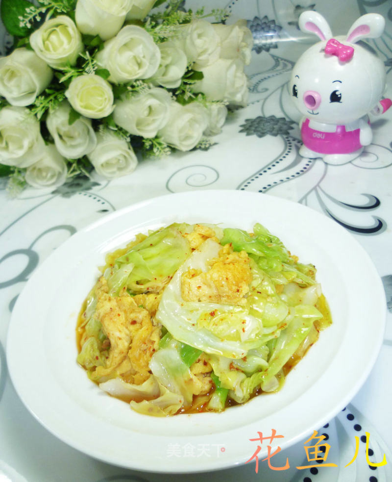鸡蛋炒包心菜的做法