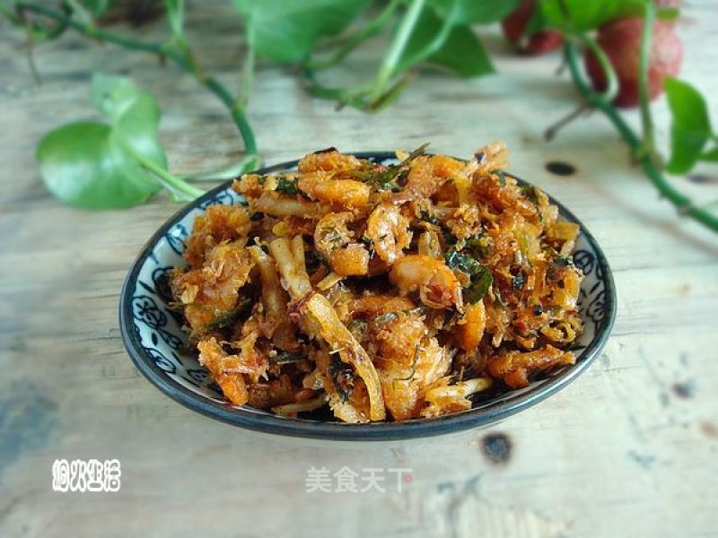 蒜臼捣河虾的做法