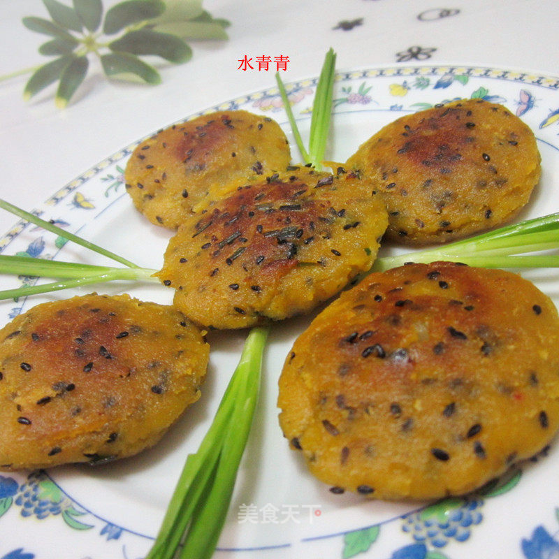 芝麻瘦肉煎饼的做法