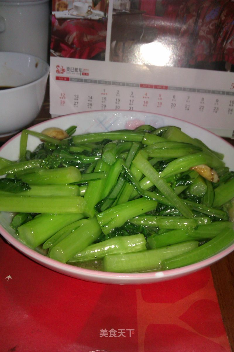 炒小油菜的做法