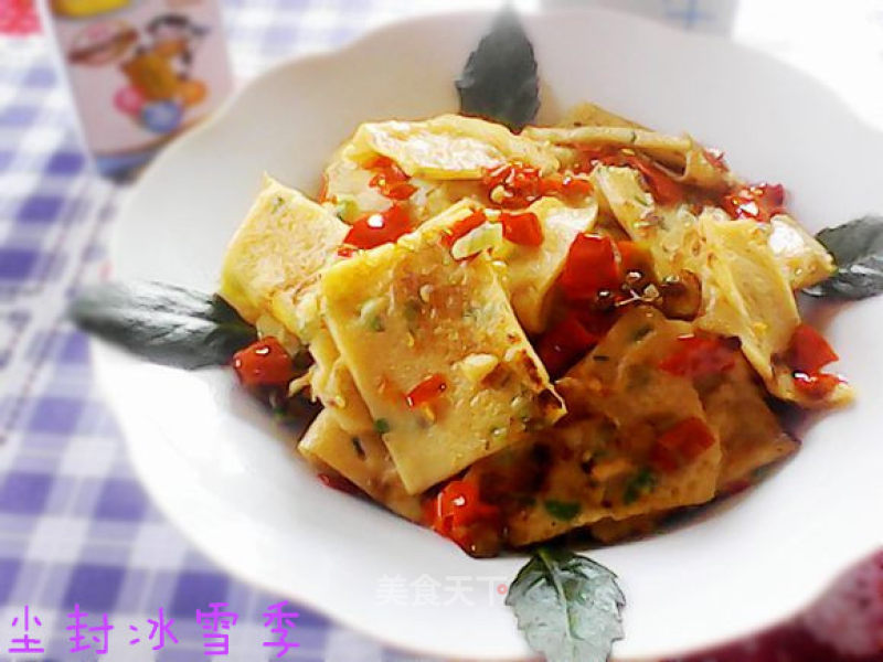 剁椒炒饼的做法