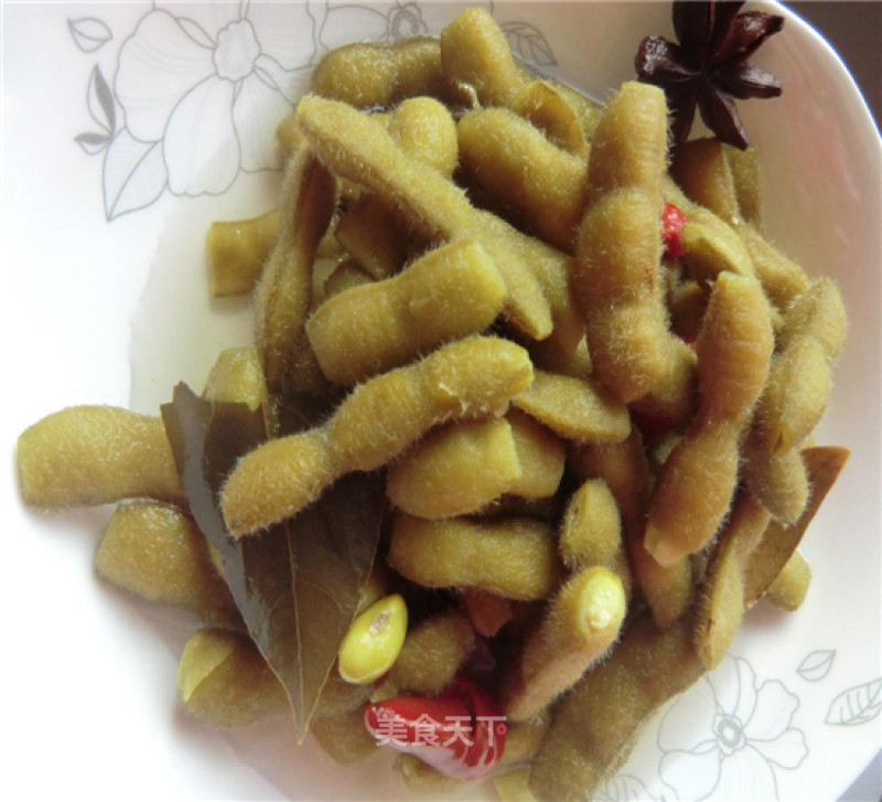 五香毛豆节的做法