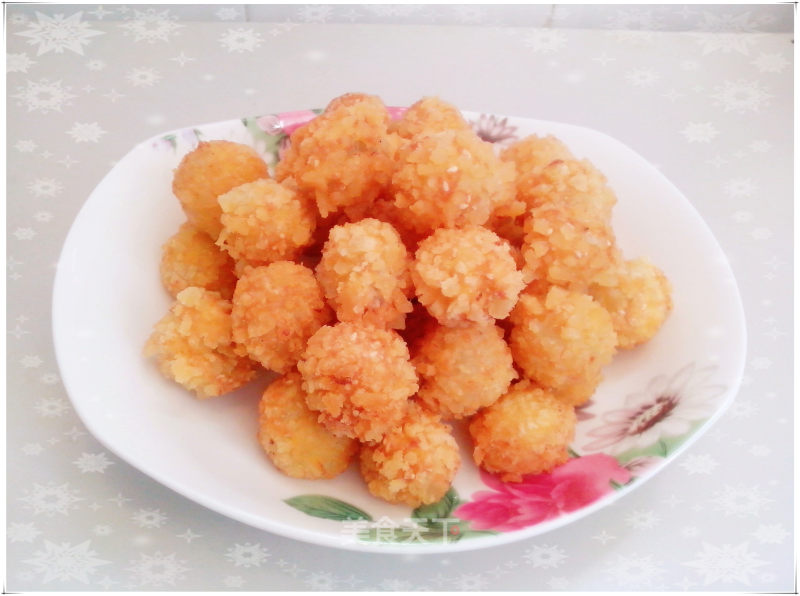 《黄金葡萄球》——色泽金黄，外酥里嫩，香甜可口的做法