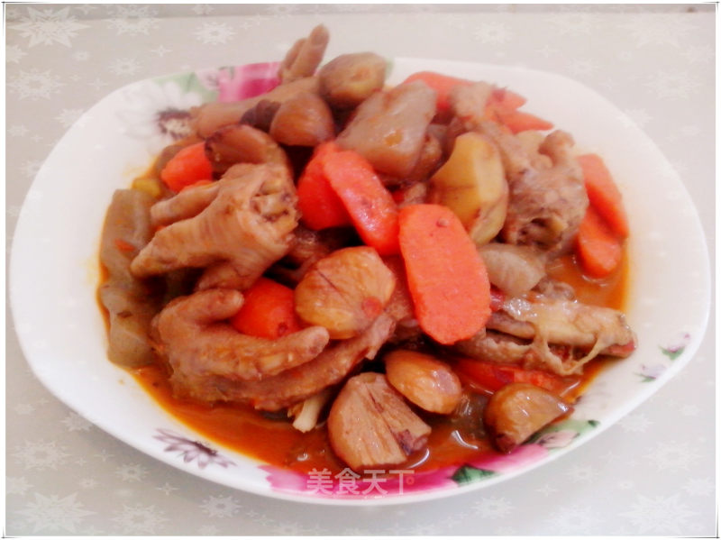 《凤爪烧魔芋》——养颜美食，女人的最爱的做法