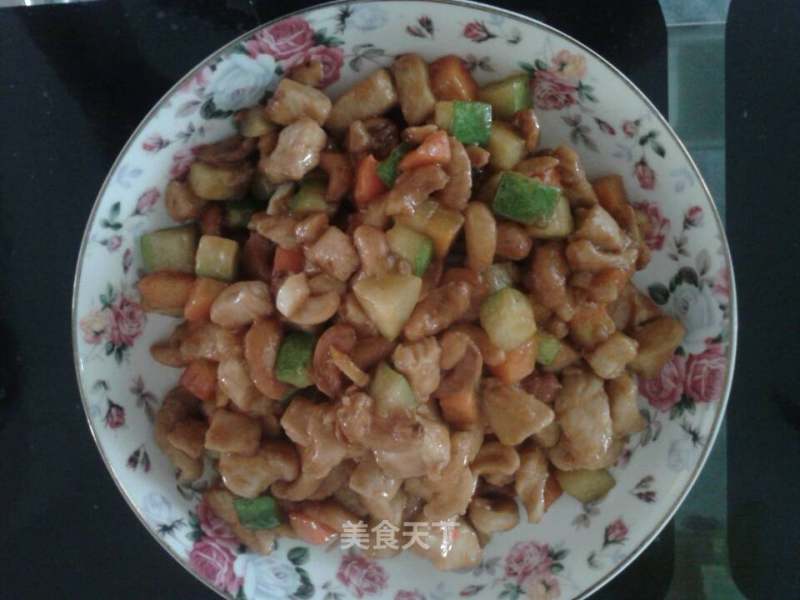 番茄腰果鸡丁的做法