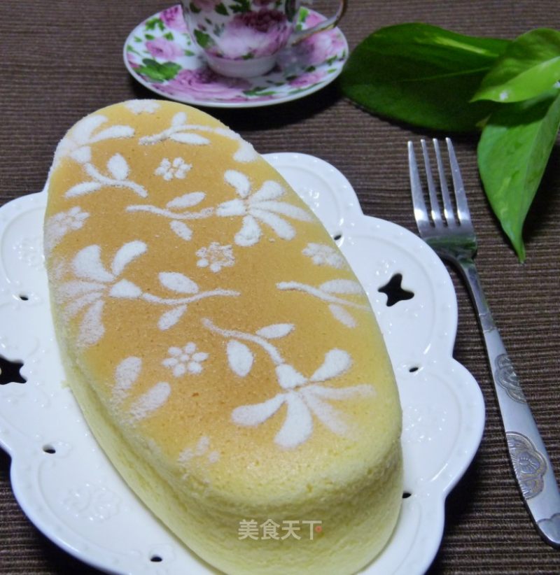 喷花蛋糕的做法