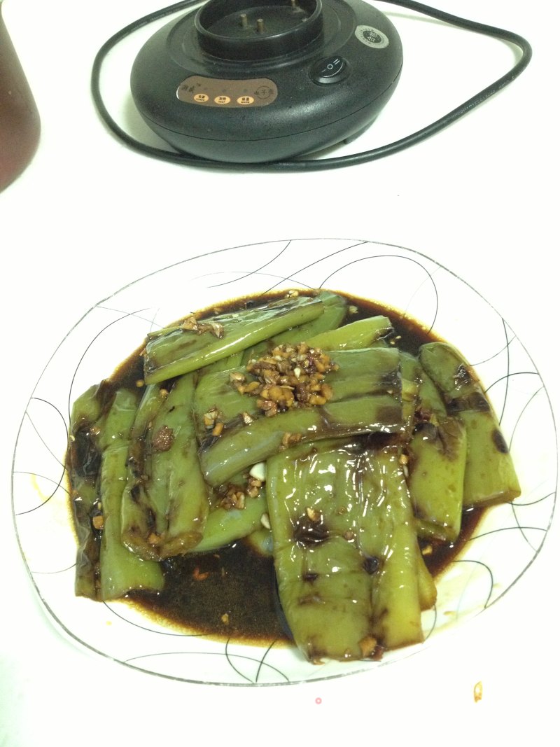 油焖虎皮尖椒的做法