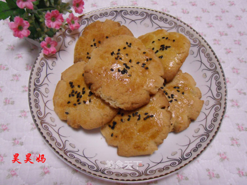 黑芝麻桃酥的做法