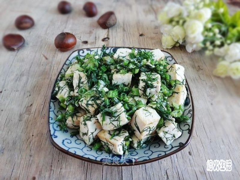 茴香菜豆腐的做法