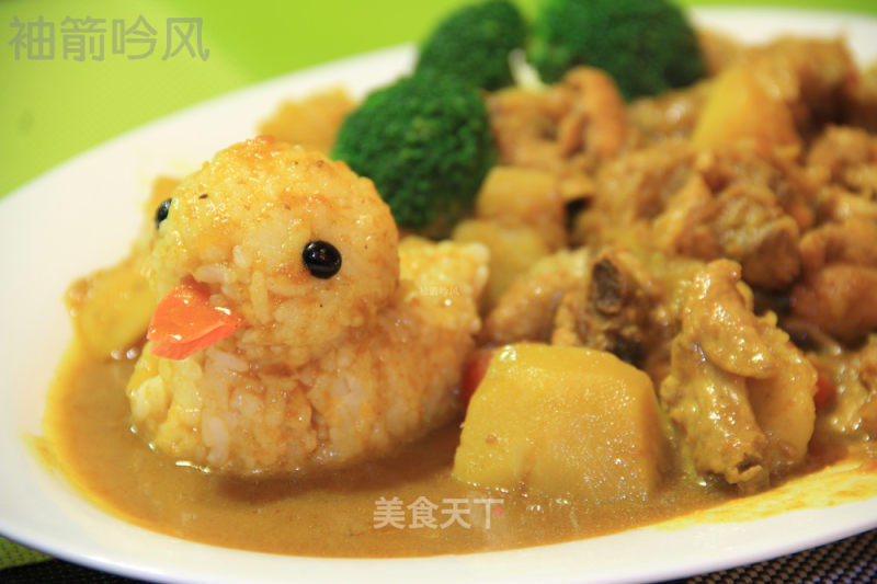 超萌大黄鸭之咖喱鸡翅的做法