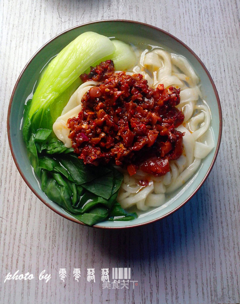 香菇肉酱面——自制手擀面的做法