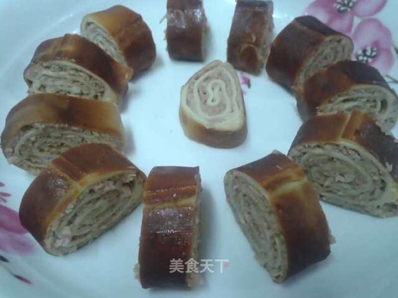 蒜香熏肉卷的做法