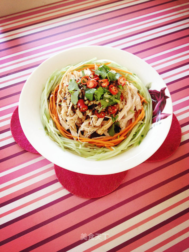 麻辣鸡丝的做法