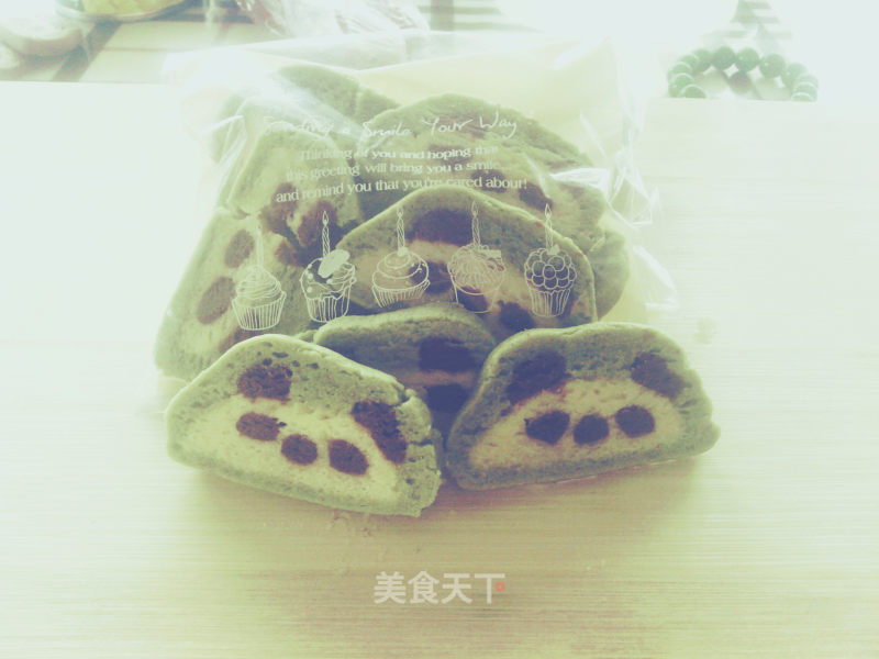 抹茶熊猫饼干的做法