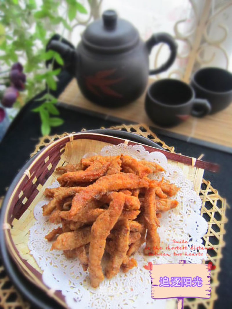 外酥里嫩的椒盐里脊的做法