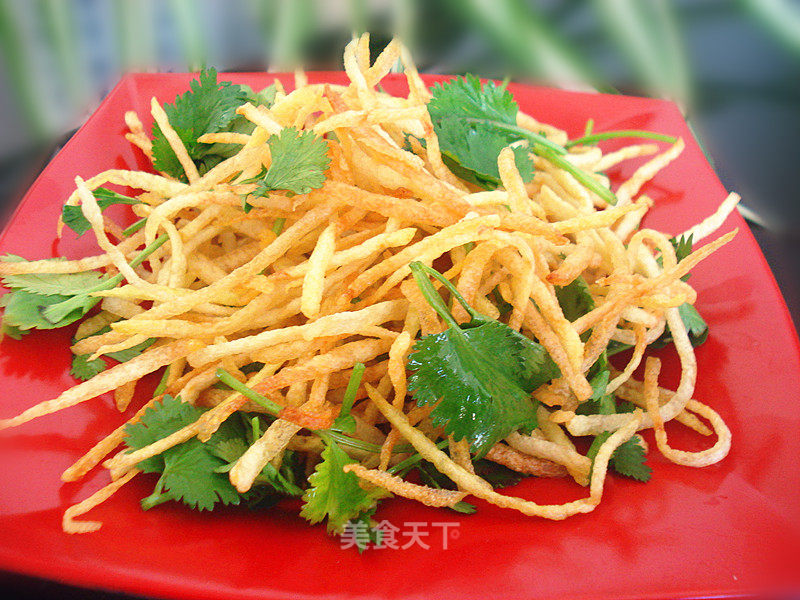 糖醋炸土豆丝的做法