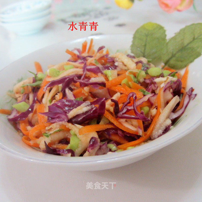 蚝油三彩丝的做法