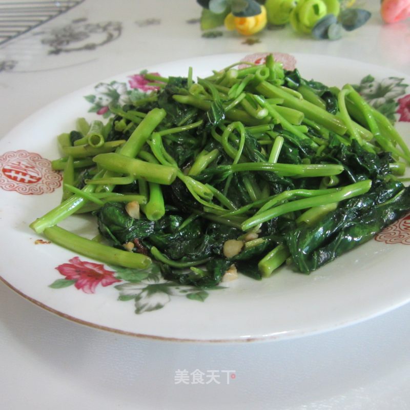 猪油空心菜的做法