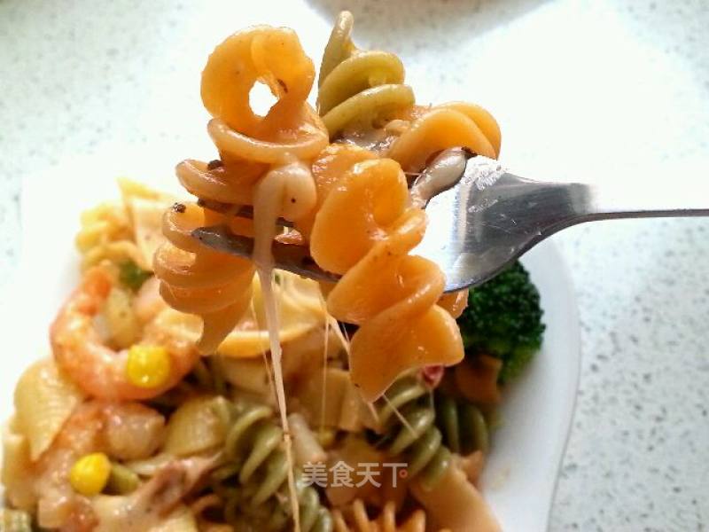 芝香鲜虾意面的做法
