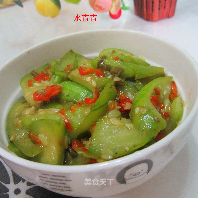 咸豆角炒丝瓜的做法