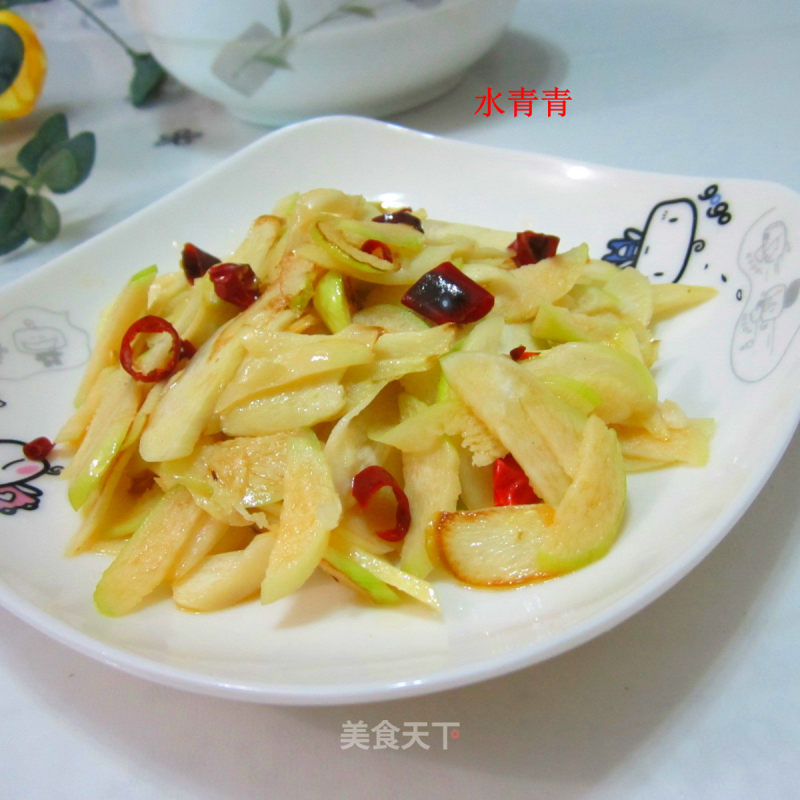 素炒茭白的做法