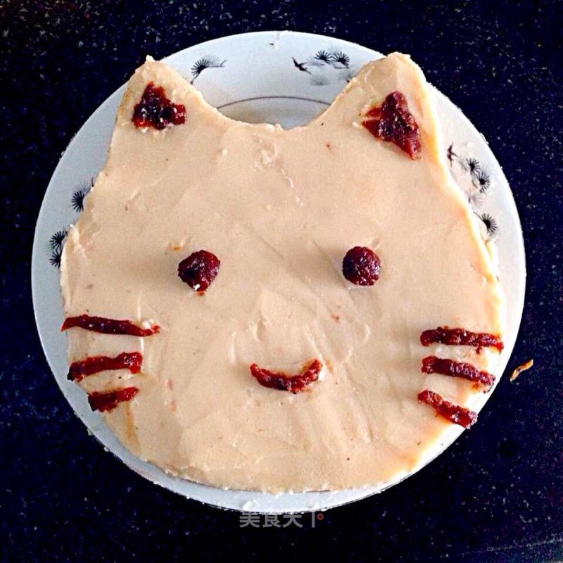 芸豆糕猫头的做法
