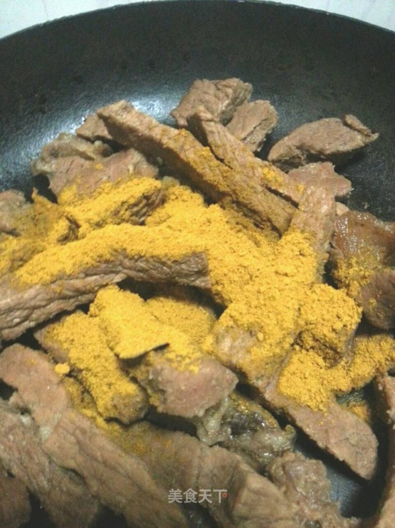 咖喱味牛肉干的做法