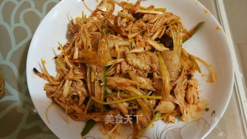 麻辣鸡丝的做法