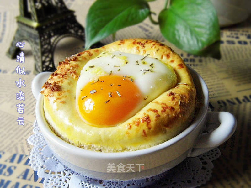 营养每一天—————【迷迭香鸡蛋面包】的做法