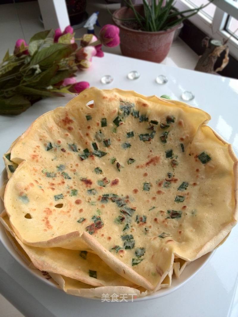 韭菜鸡蛋饼的做法
