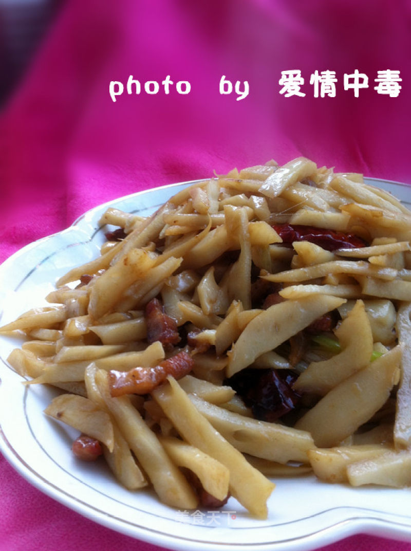 肉丝藕条的做法