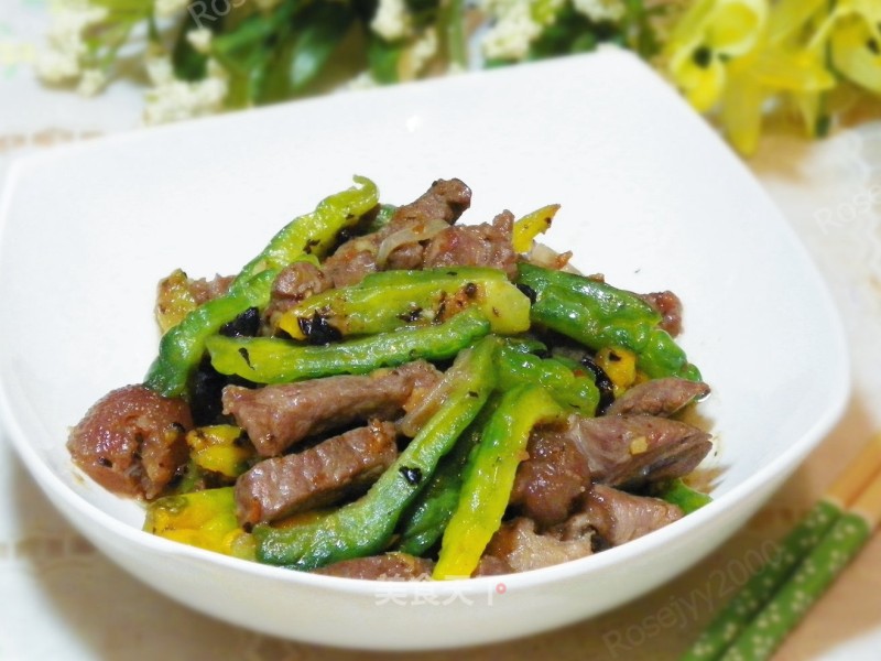 豆豉苦瓜牛肉的做法