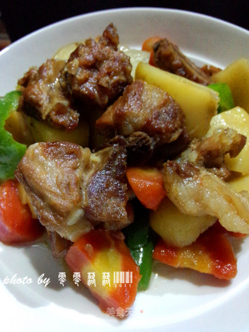 土豆萝卜炖排骨——清爽版的做法